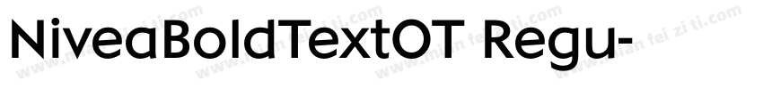 NiveaBoldTextOT Regu字体转换